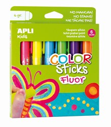 APLI Kids APLI - Fluor-Farbstift 6 Farben