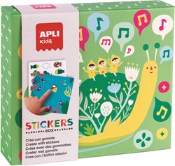 APLI Kids APLI - Liliput Stickerbox (mit 8 Karten und Beispiel)