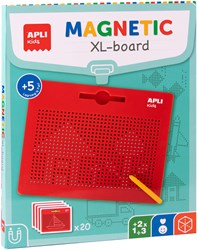 APLI Kids Magnettafel XL mit Stift - Lernspielzeug für Kinder