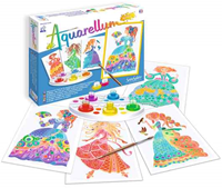 Sentosphère Aquarell Malset Prinzessinnen Blumen für Kinder
