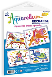 Sentosphère Aquarell Nachfüllpackung Zirkus Malen nach Zahlen 18x25 cm