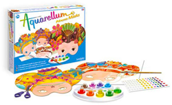 Sentosphère Aquarell Prinzessinnenmasken Bastelset für Kinder