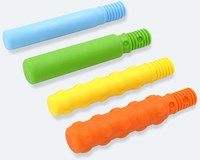 ARK Therapeutic Beiß- und Kautipp für Z-Vibe - dicker, glatt, sensorisches Spielzeug Kauwbaar opzetstuk voor de Z-Vibe om bijt- en kauwvaardigheden en kaaksterkte te trainen.-2