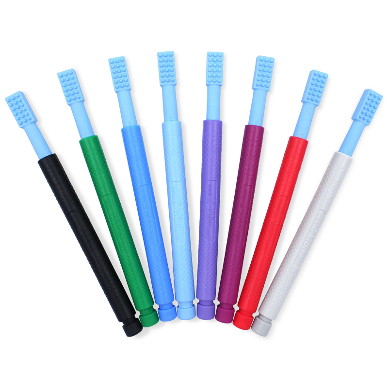 ARK Therapeutic vibrierendes Mundmotorik-Spielzeug Z-Vibe blau Trillende mondmotoriektool voor spraak-, eet- en sensorische vaardigheden, onder begeleiding.-2