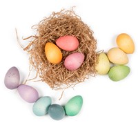 Grapat Holzspielzeug Happy eggs - bunte Spielset für Kinder-2