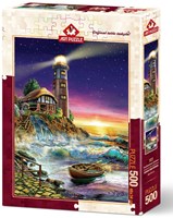 Art Puzzle Puzzle Der Leuchtturm - 500 Teile Karton Erwachsene-2