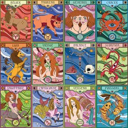 Hachette Puzzle Astrologie - 1000 Teile Puzzle Multicolor