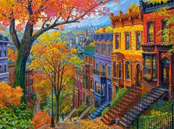 Castorland Puzzle Autumn City Hill - 3000 Teile Puzzlespaß