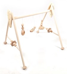 Hess Babygym Holz Spielbogen multicolor höhenverstellbar Babyspielzeug