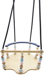 Hess Babyschaukel Deluxe Holzschaukel Pastellfarben Baby