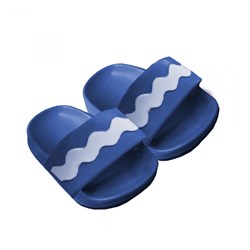 Heless Puppen Badeschlappen blau - Puppenzubehör 38-45 cm