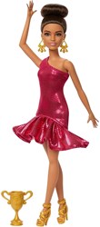 Mattel Barbie Ballsaaltänzerin Puppe mit Accessoires und goldenen Details