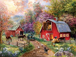 SunsOut Barnyard Visit -  Teile