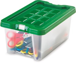 FAPI Aufbewahrungsbox Sand Super Qualität Transparent 28x18x12cm Spielzeug