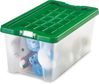 FAPI Aufbewahrungsbox Sand transparent 5 kg Super Qualität 37,1x22,6x16cm