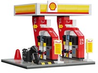 Cada Bauset Spielzeug Shell Tankstelle Laden 305 Teile