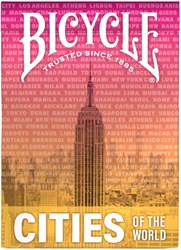 Bicycle Premium Spielkarten Cities of the World - Kartenspiel - Reise Inspiration