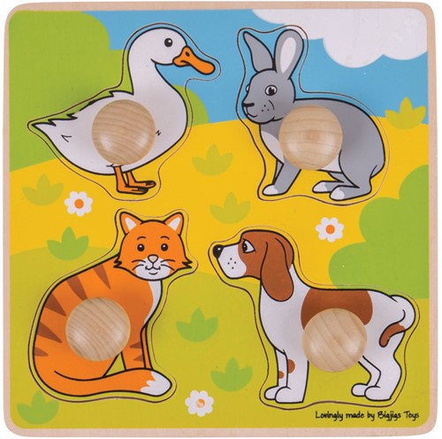 BigJigs My First Peg Puzzle - Pets