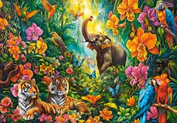 Castorland Puzzle Landschaft 1000 Teile Blooming Jungle