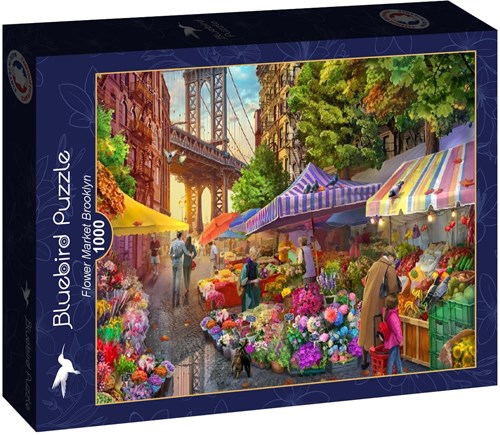 Bluebird Puzzle Flower Market Brooklyn - 1000 Teile-2