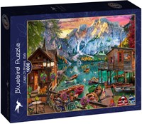 Bluebird Puzzle Lago Di Braies, Italien - 1000 Teile-2