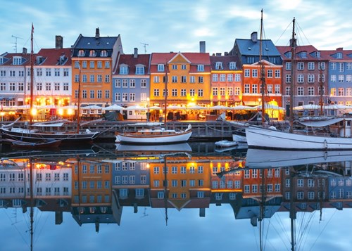 Bluebird Puzzle Nyhavn by Nightfall - Copenhagen -  Teile