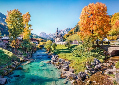 Bluebird Puzzle Ramsau en Automne -  Teile