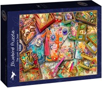 Bluebird Puzzle The Junk Journaler's Desk -  Teile-2
