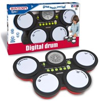 Bontempi digitale Trommel elektronisches Spielzeug mit LED und Musikstilen