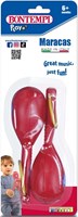 Bontempi Maracas Musikinstrument rot - ideal für Kinder und Musikspaß