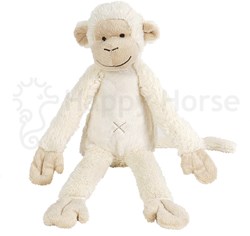 Happy Horse Kuscheltier Affe Mickey - Elfenbein Weiß - 43 cm - Plüsch Affe