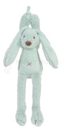 Happy Horse Musik-Kuscheltier Hase Richie ozeanblau - Lagoon grün - Baby Geschenk