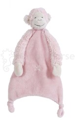 Happy Horse Schmusetuch Affe Mickey rosa - 28 cm Baby Geschenk