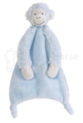 Happy Horse Schmusetuch Affe Mickey blau - 28 cm Baby Geschenk
