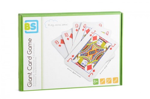 BS Toys Kartenspiel Groß - Riesige Spielkarten - Kinderspiel