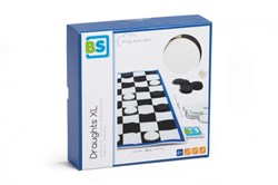 BS Toys XL Dame Holz - Großes Strategiespiel für Kinder
