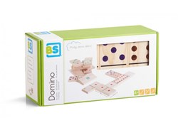 BS Toys Domino XL - Holz Bodenspiel - Bunt - Extra Groß