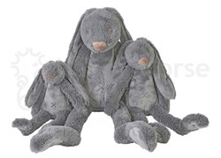 Happy Horse Kuscheltier Kaninchen Richie dunkelgrau klein - 28 cm Plüsch
