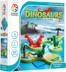 Smart Games Dinosaurs Mystic Islands - kniffliges Dinosaurier Denkspiel Spielzeug