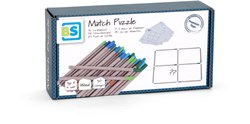 BS Toys Holz Match Puzzle - Lernspiel für Kinder und Familie
