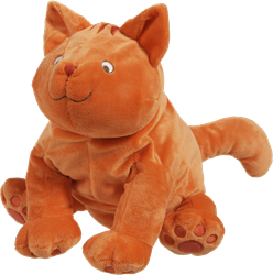 Happy Horse Kuscheltier Dikkie Dik 30cm - orange Plüschkatze - Baby Geschenk