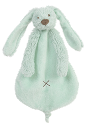 Happy Horse Schmusetuch Hase Richie ozeanblau - Lagoon grün - Baby Geschenk