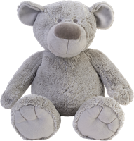 Happy Horse Kuschelbär Brice grau 40 cm - weicher Plüschbär
