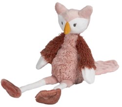 Happy Horse Kuscheltier Eule Olivia altrosa 31cm - weiches Babyspielzeug