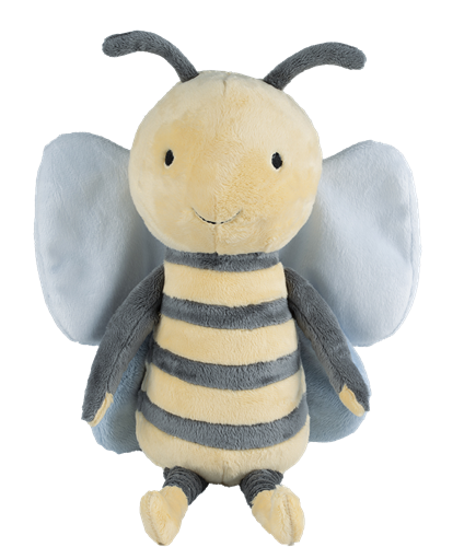 Happy Horse Kuscheltier Bee Benja 36cm - blau gelb - Plüsch Biene Stofftier