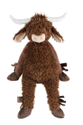 Happy Horse Kuscheltier Kuh Cody 60cm - große Plüsch Highland Rind Kuschelkuh