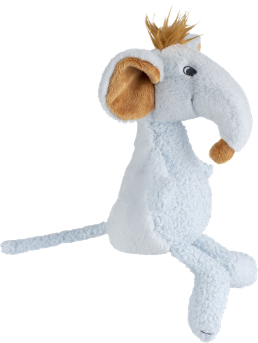 Happy Horse Kuscheltier Maus Marlin 26cm blau - weiches Baby Stofftier