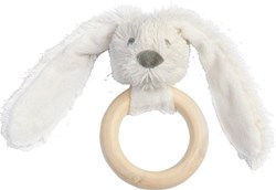 Happy Horse Holz-Beißring Hase Richie Elfenbein FSC Baby Geschenk