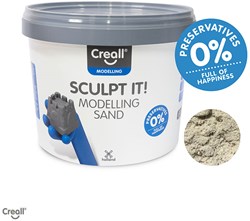 Creall kinetischer Sand sculpt it! natürlich 3500g Modelliersand