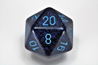 Chessex Würfel Kobalt 34mm D20 speckled für Rollenspiele